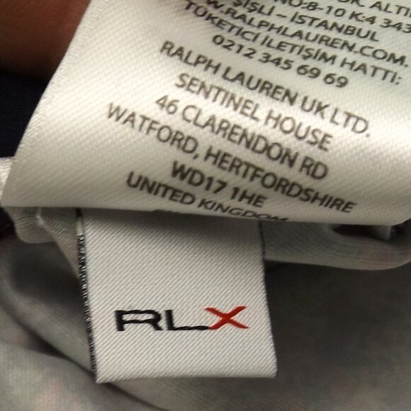 RLX RALPH LAUREN Dress, L, Blue/Pink Floral, Sleeveless, Zip Neck, Activewear - Picture 15 of 15